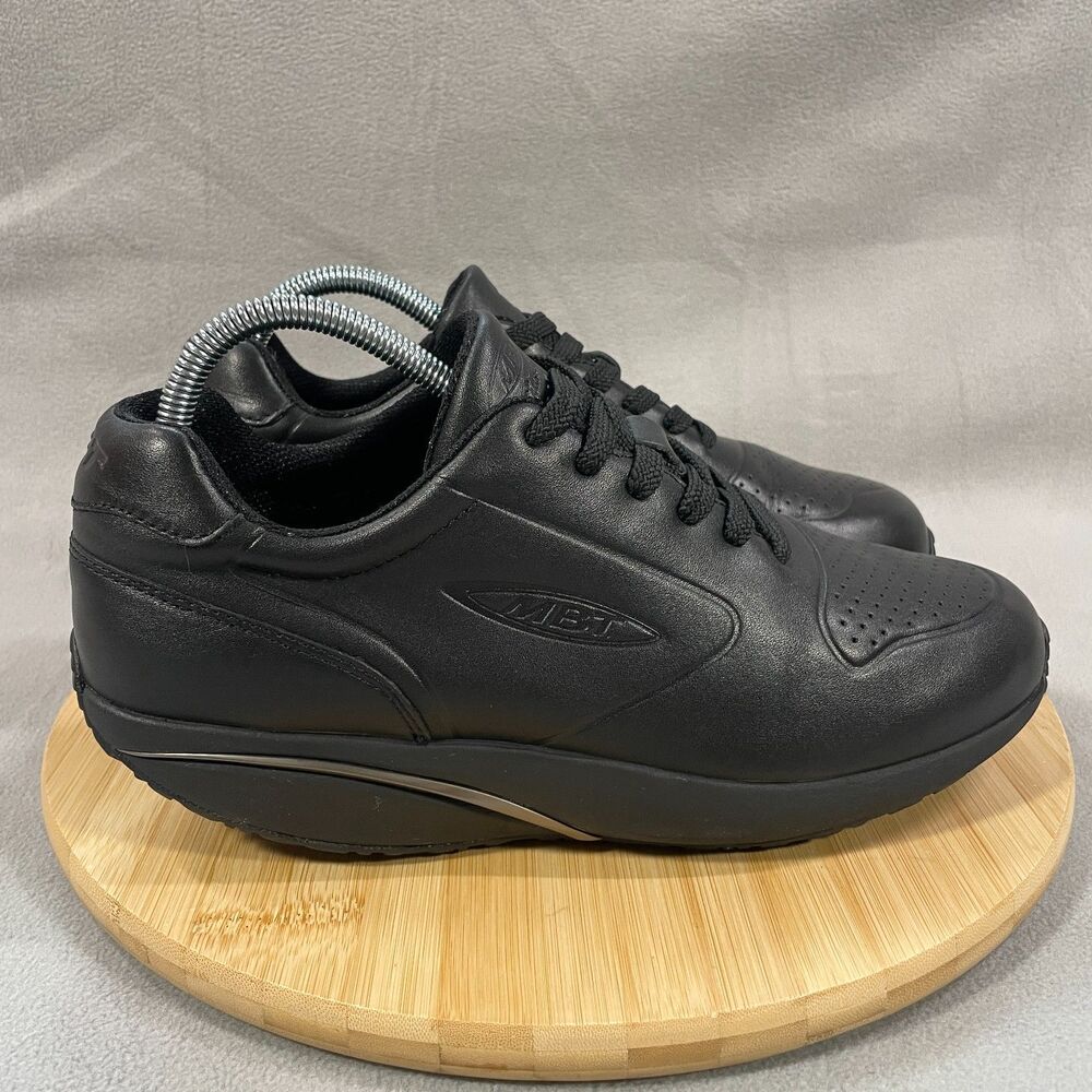 MBT Classic 1997 Shoes Womens Size 7.5  Black Leather Walking Comfort Sneakers